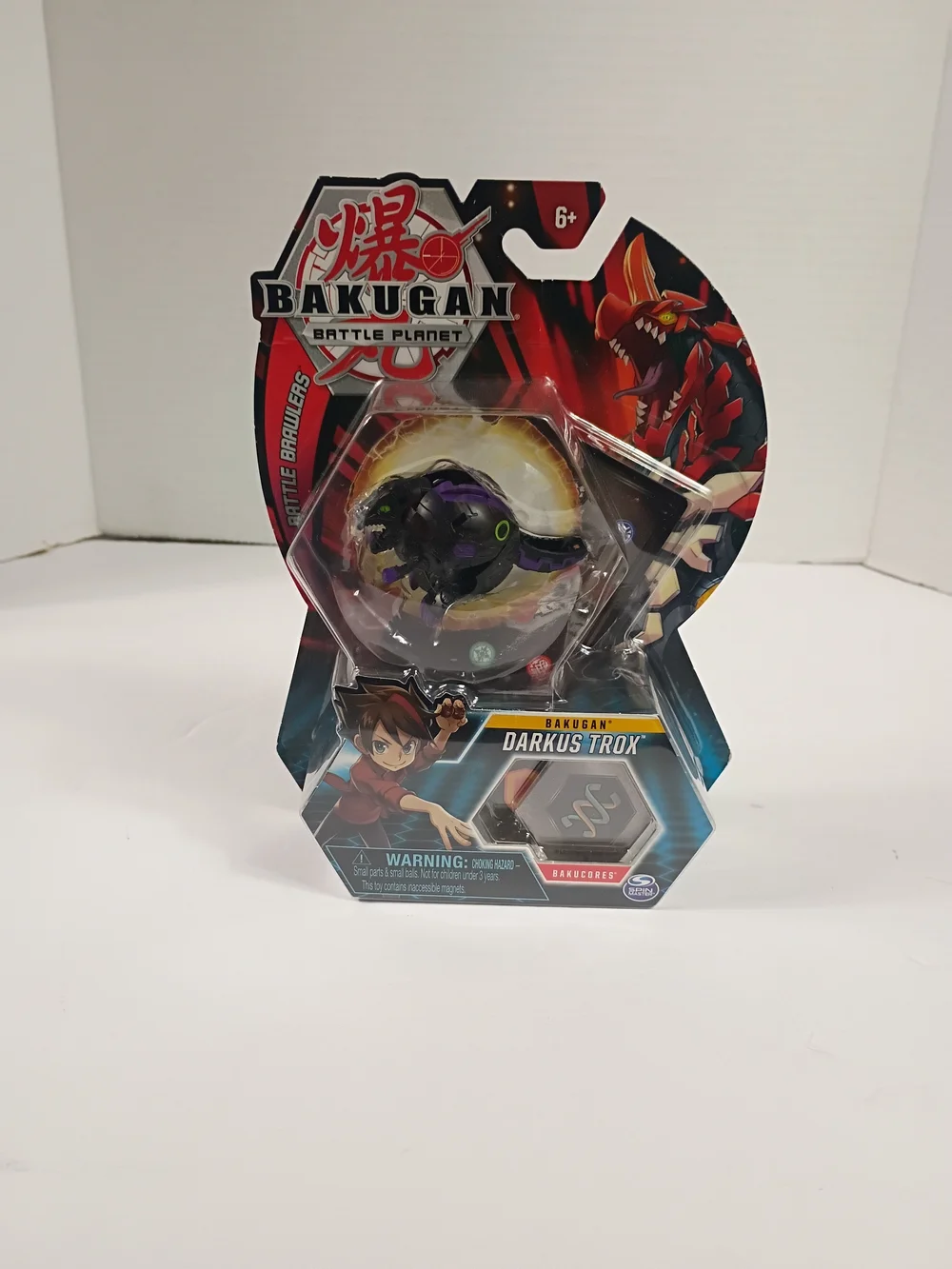 Bakugan Battle Planet DARKUS TROX Figure Brawlers NEW SEALED